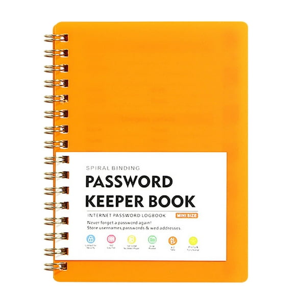 Small Notebook Hard Cover Mini Pocket Notebook Portable Mini Size Password Book A6 Loose Leaf Notebook With Thickened Feel Teen Adults Notebook for Back to College,Office Supplies