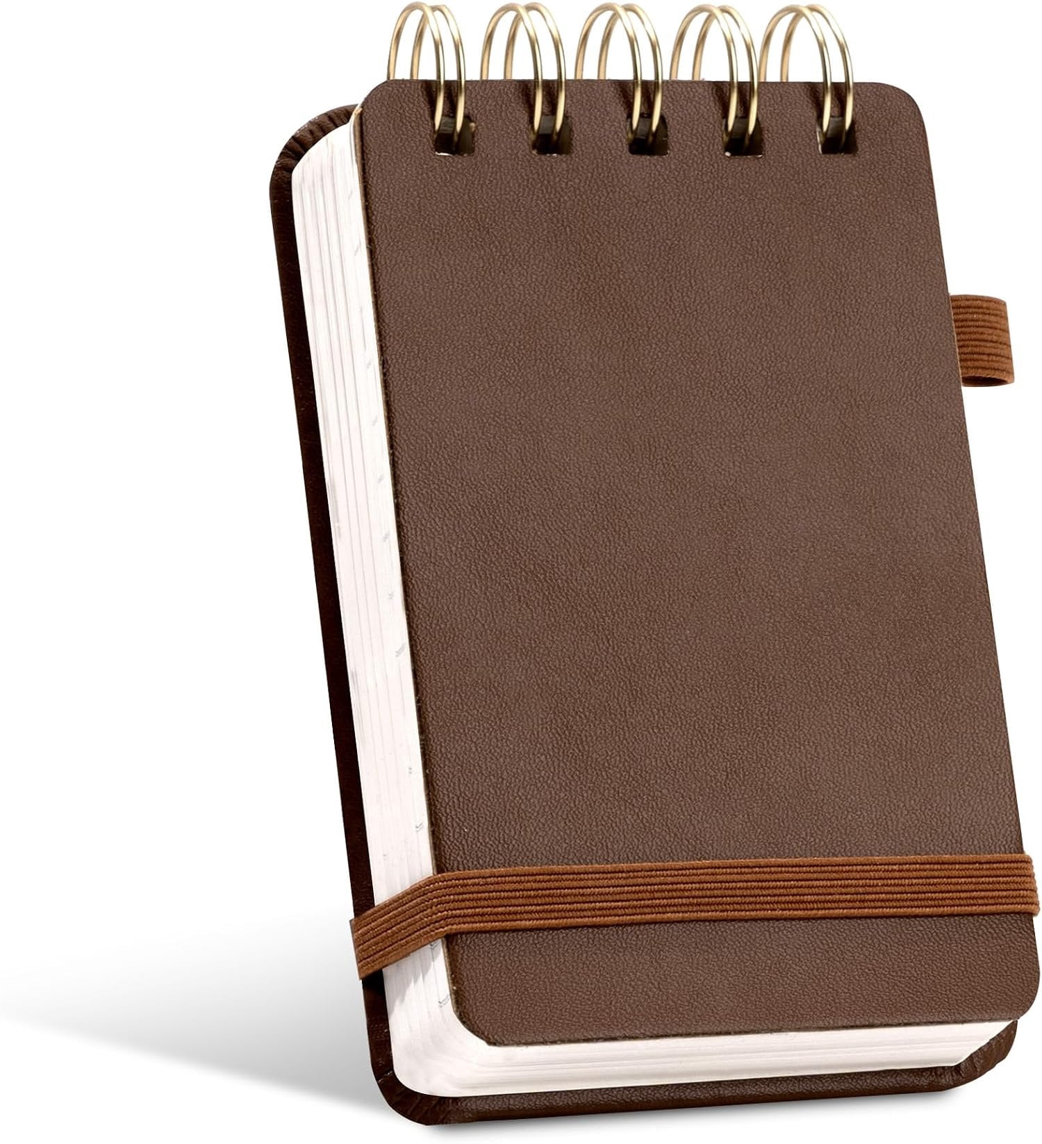 Small Notebooks 3x5 Leather Pocket Notepad 150 Pages Top Notebook ...