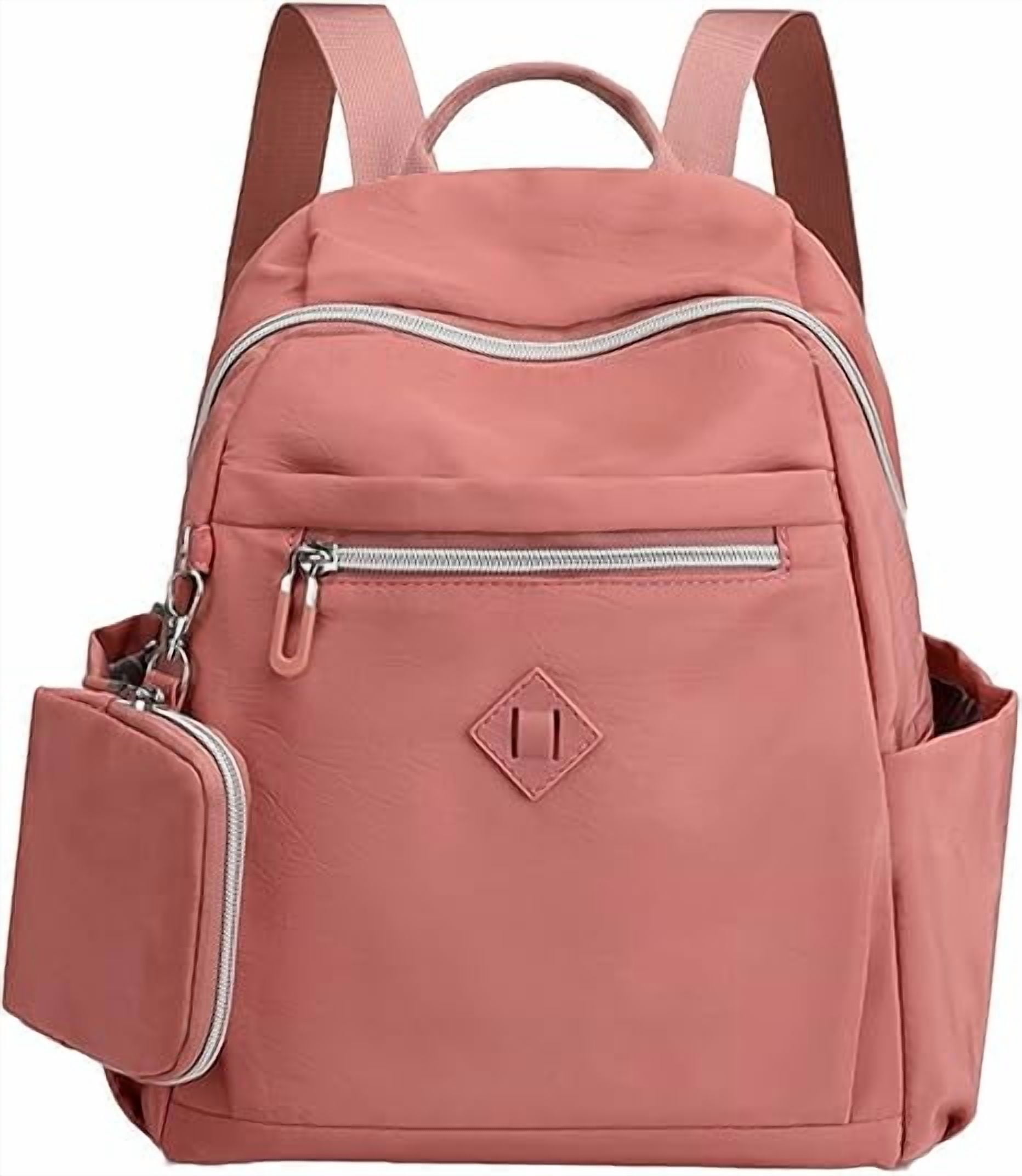 Small Waterproof Nylon Backpack Lightweight Fashion Casual Travel Daypack BAGOK Casual Nylon Black Backpack for School and College in  main image 2