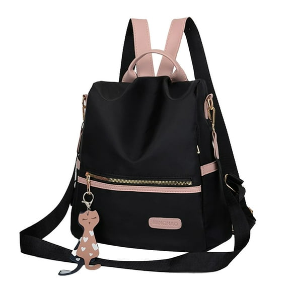 Small Nylon Women Backpack Purse Anti-theft Fashion Travel Shoulder Bag,Ladies Single Shoulder Bag,Lightweight Daily Work Fashion Shoulder Bag