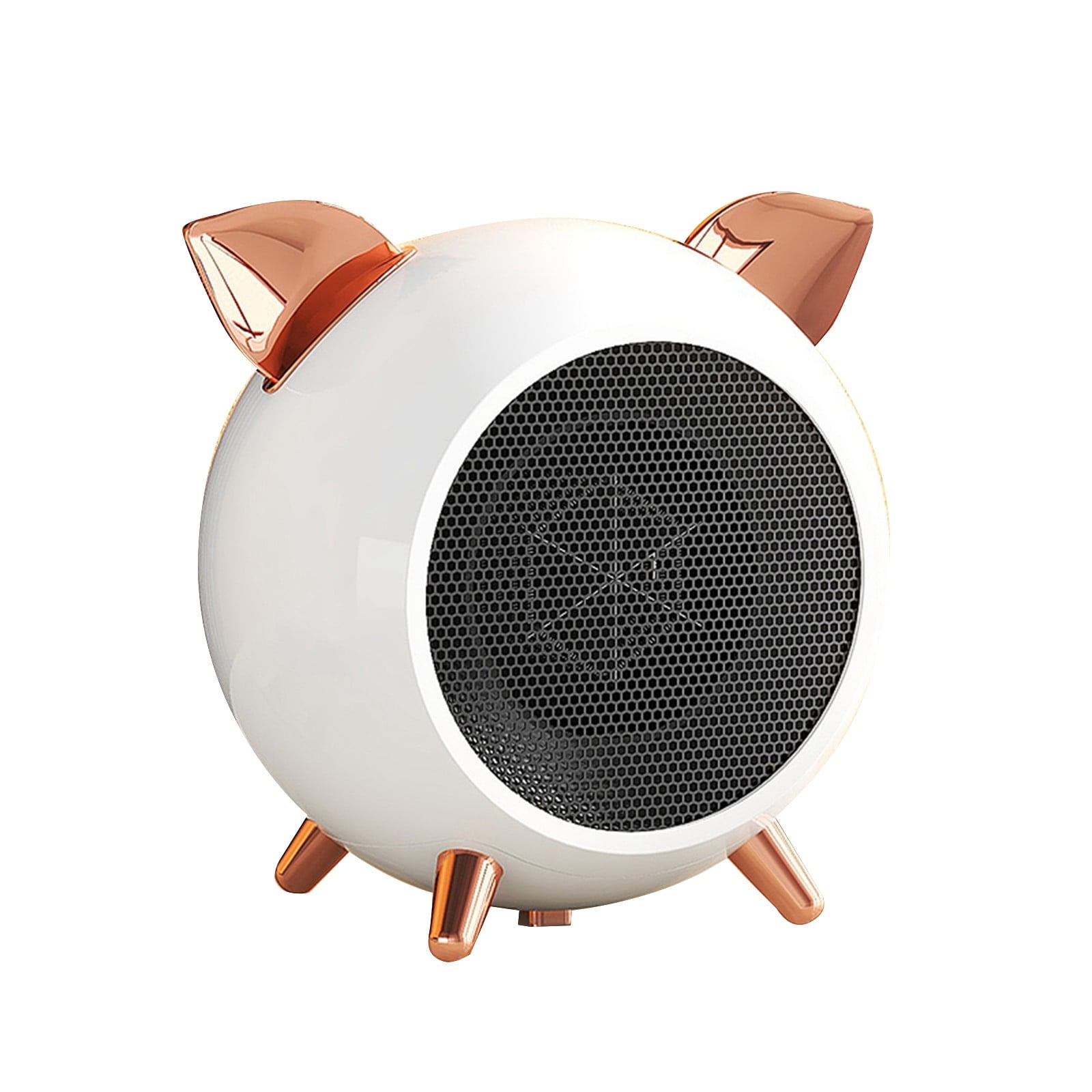 Small Office Space Heater Quiet Solar Heater for with Thermostat Battery Operated Portable