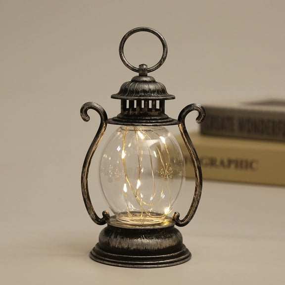 Small Oil Lamps for Christmas Decor – Tabletop Props & Hanging Accents, Night Light Effect, Perfect for Festive Indoor Displays & Mantels