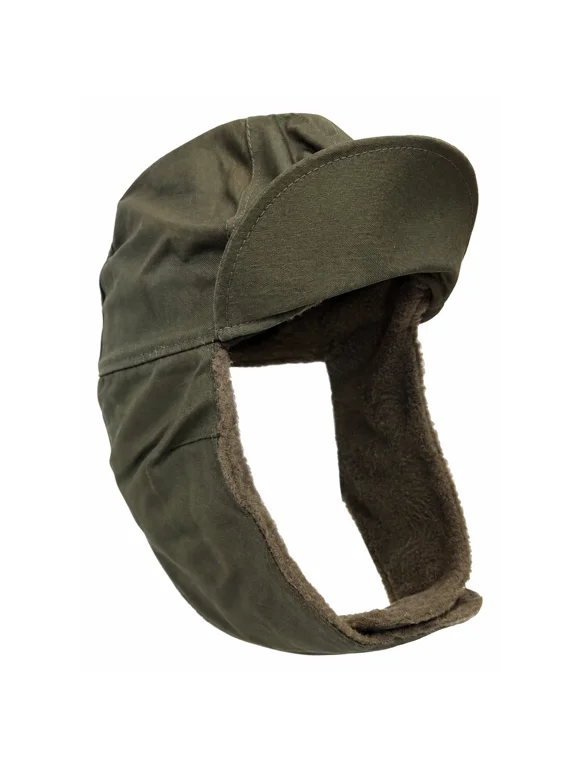 Small Olive Drab German Cold Weather Pile Cap