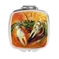 thumbnail image 1 of Small Orange Crab Compact Mirror, 1 of 1