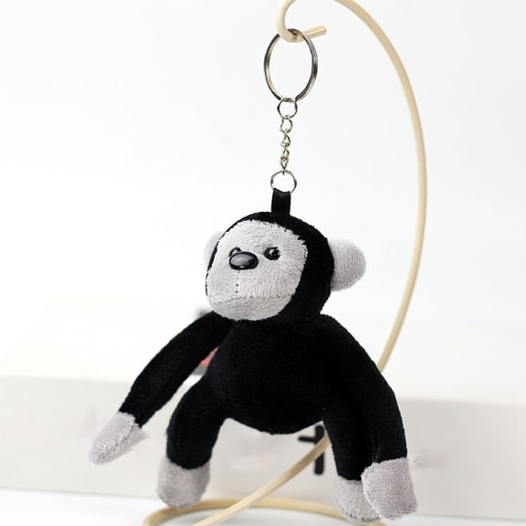 Small Orangutan Monkey Plush Toy Keychain Bed Ornament Birthday Boys Girls Christmas Halloween Present