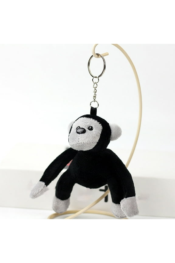 Small Orangutan Monkey Plush Toy Keychain Bed Ornament Birthday Boys Girls Christmas Halloween Present