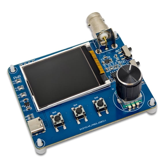Small Oscilloscope With Waveform Display Frequency Measurement And Square Waveform Output For Electronics Projects