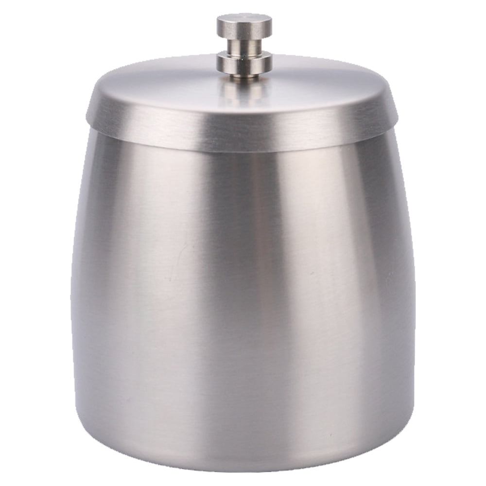 Small Outdoor Ashtray with Lid for Cigarette, Stainless Steel Ash Tray