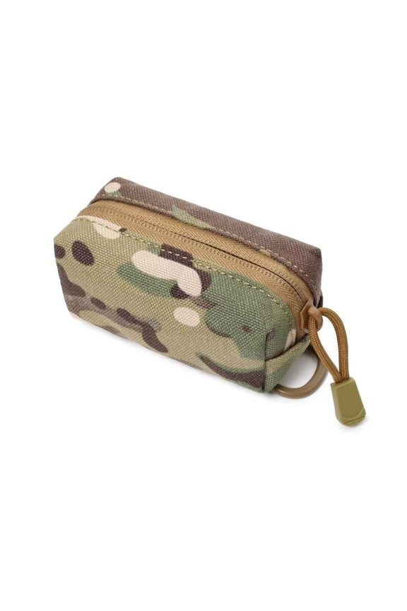 Small Outdoor Hanging Bag Mini Molle Pouch EDC Wallet Belt Waist Pack Bags Portable Key Organizer Case Men Coin Purse for Hunting Hiking Camping