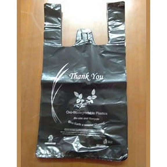 Small Oxo-Biodegradable Black Shopping Bags