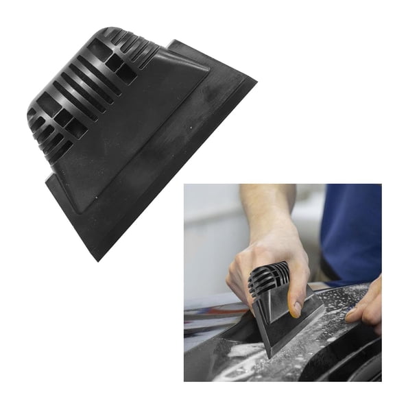 Small PPF Squeegee, Window Tint Tool with Non-Slip Rubber Handle, Multifunctional Scraper for Glass, Shower & Windshield