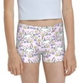 Easygdp Purple Rabbit Girls Hipster Cotton Underwear Little Girls