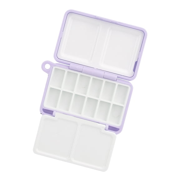 Small Paint Palettes Paint Tray Travel Paint Holder Paint Organizers Box, Small Paint Box Compartments Designed For Art