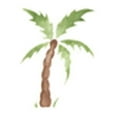 thumbnail image 1 of Small Palm Tree Wall Stencil SKU #3126 by Designer Stencils, 1 of 1