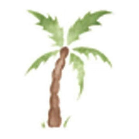 Small Palm Tree Wall Stencil SKU #3126 by Designer Stencils