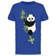 thumbnail image 1 of Small Panda Climbing Bamboo T-Shirt Men -Image by Shutterstock, Male Large, 1 of 2