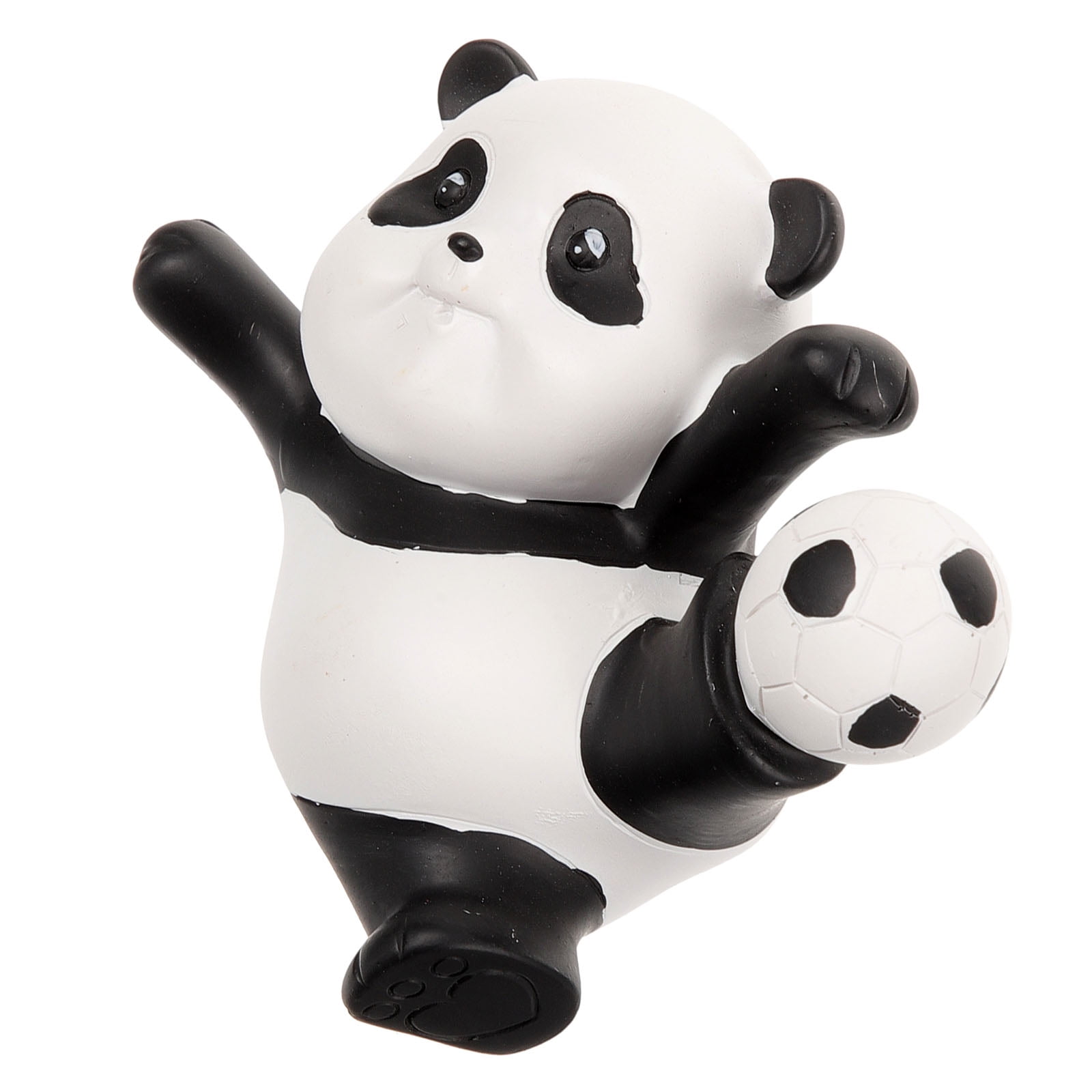 Small Panda Statue Desktop Panda Decoration Garden Panda Figurine Panda