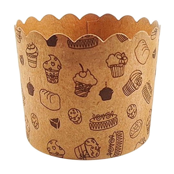 Small Paper Muffin Cups, Heat Resistant Cupcake Liners for Baking, Oven Safe Mini Baking Cups for Home Baking, Assorted Prints, 50 Count