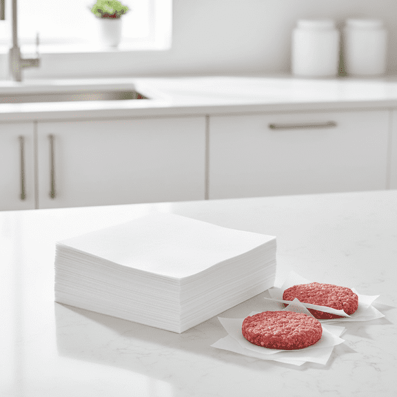 Small Parchment Paper Squares 4x4 Inch 200 Pack Nonstick Sheets for Food Storage Baking and Crafting