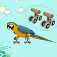 thumbnail image 1 of Small Parrots Trick Roller Skates Adjustable Pet Birds Playground Small, 1 of 9