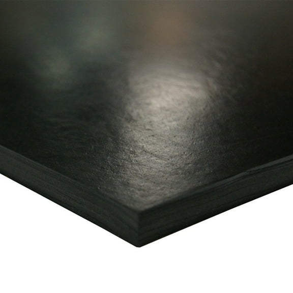 Small Parts 036 Cloth Inserted SBR Rubber, 0.25" Thick, 2" Width, 36" Length, Black