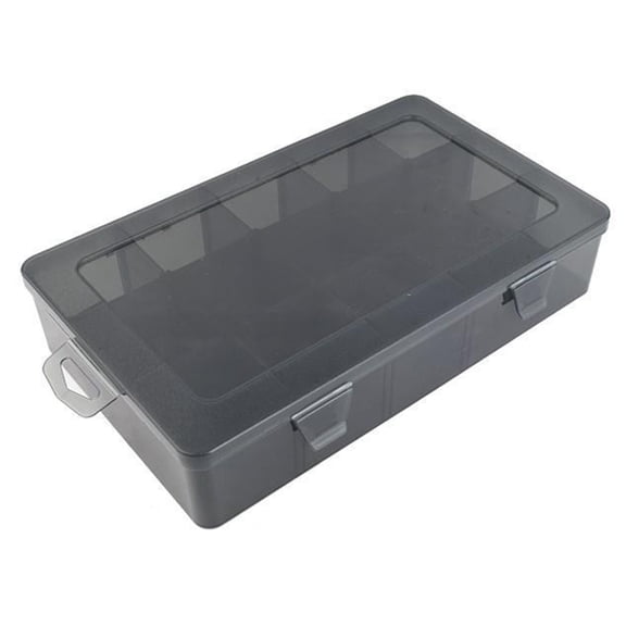 Small Parts Storage Case Tools Box Organizer 9/12/15/18/24 Compartments Hardware Organizers with Removable Dividers