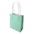 thumbnail image 1 of Small Party Favor Paper Treat Bags, 5-Inch, 12-Count, Aqua, 1 of 1