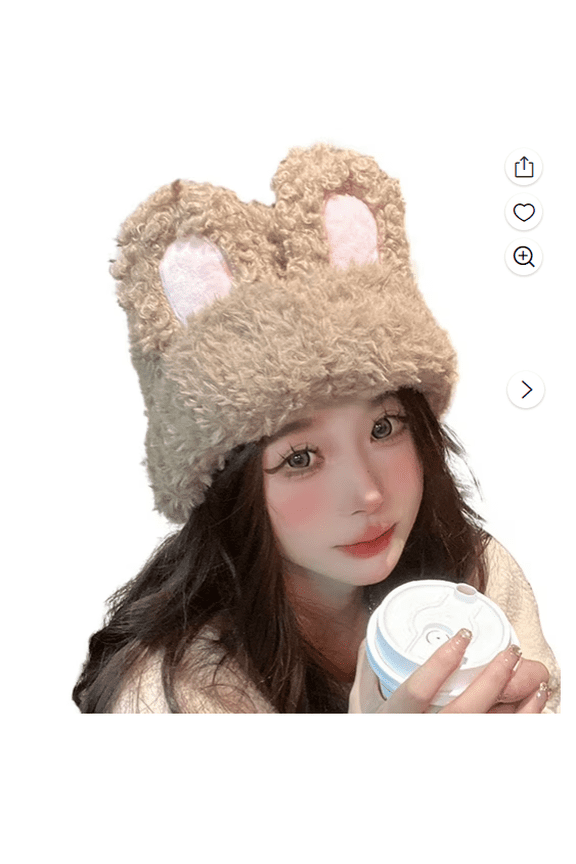 Small Party Light-up Decoration-Party Light-up String Lights,Kawaii Bunny Hat Soft Plush Animal Ear Headband With Floppy Ears