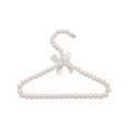 thumbnail image 1 of Small Pearl Hanger Mini Pearl Clothes Hangers with Ribbon for Women Dog Cat Pearl Beaded Clothes Hanger, 1 of 6