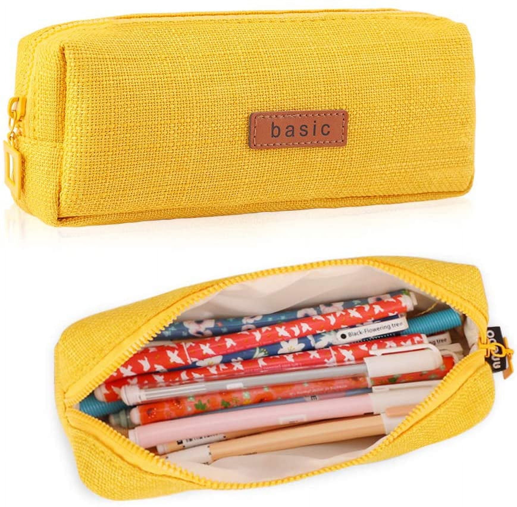 1pc Yellow Banana Silicone Pencil Case Kids Gift, Fruit Pen Bags, Children  Purse ,storage Organizer, Pouch With Zipper, School Supply, 