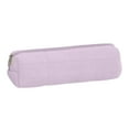thumbnail image 1 of Small Pencil Pouch with Smooth Zipper, Portable Pen Organizer Bag Made of & Canvas, Mini Stationery Storage Case, Multi-Functional Bag for Women Students, Classroom Essentials, Purple, 1 of 7