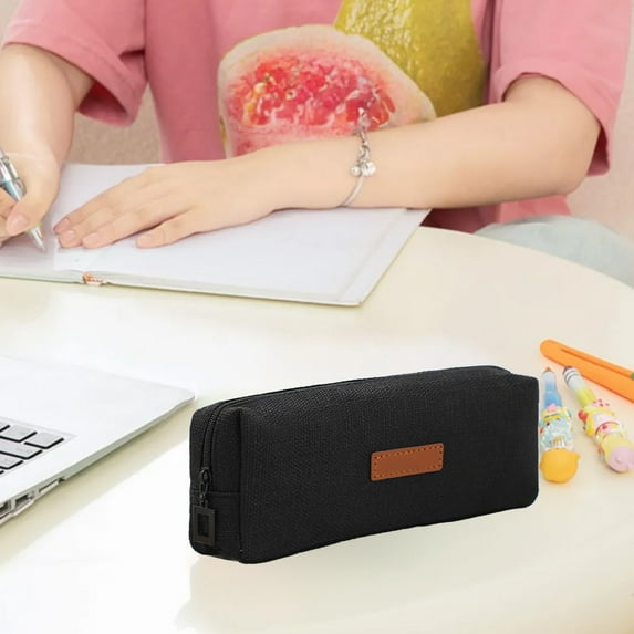 Small Pencil Pouch Student Pencil Pouch Coin Pouch Cosmetic Bag Office Stationery Organizer for Teen