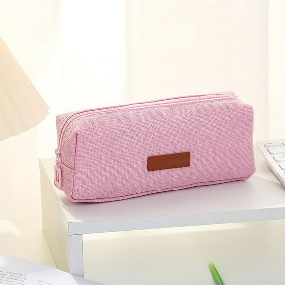 Small Pencil Pouch Student Pencil Pouch Coin Pouch Cosmetic Bag Office Stationery Organizer for Teen