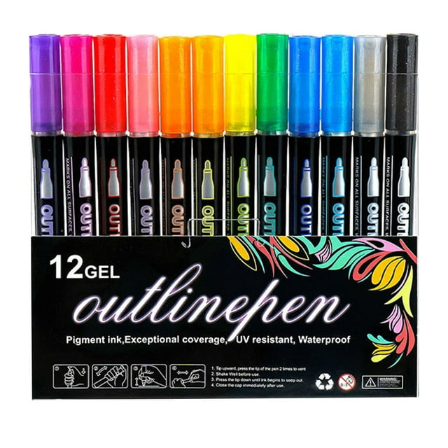 Small Pens Pens Medium Point Profile Ink Pens for Writing Rainbow Pens