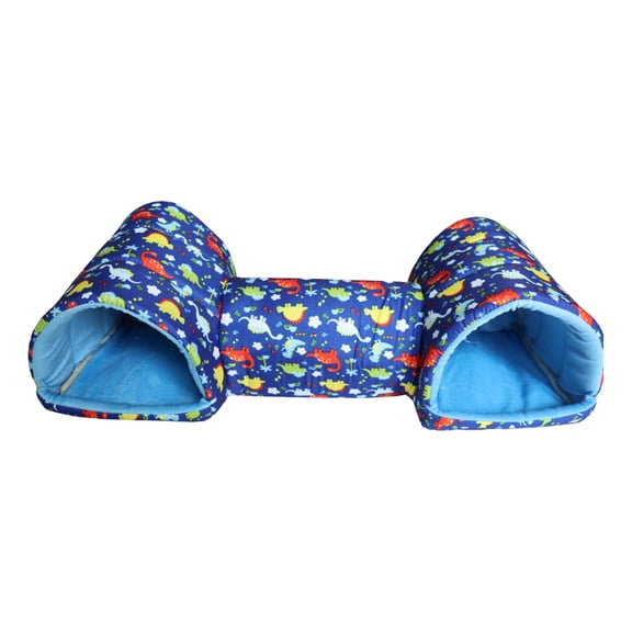 Small Pet Bed, Hamster Warm Cotton Tunnel and Fleece-Lined Thickened Tube for Guinea Pigs and Rats, Machine Washable Cozy Habitat for Cold Weather, 21.26 Inches, 1pc