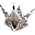 thumbnail image 1 of Small Pet Cage Hammock, Bunkbed Sugar Glider Hammock, Guinea Pig Cage Accessories Bedding, Warm Hammock for Parrot Ferret Squirrel Hamster Rat Playing SleepingC, 1 of 7