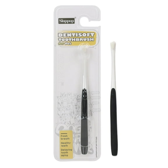 Small Pet Care Kit Soft Toothbrush for Tiny Dogs and Cats Deep Cleaning Oral Hygiene