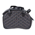 thumbnail image 1 of Small Pet Carrier for Small Dogs and Cats - Waterproof Faux Leather Pet Travel Tote Bag - Double Strap Travel Pet Carrier for Cat Travel Bag - 17.3 x 8.25 x 10.6 Inch - Black, 1 of 8