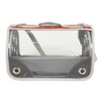 thumbnail image 1 of Small Pet Carrier for Small Dogs and Cats - Waterproof Soft Pet Travel Bag with Meshed Window - TSA Approved Pet Carrier for Cat Travel Bag - 7.9 x 13.8 x 7.9 Inch - Orange-Patterned, 1 of 8