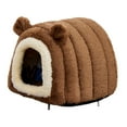 thumbnail image 1 of Small Pet Cave Nest Hut Warm Fleece Lined for Hedgehog Chinchilla Guinea Pig Winter Shelter, 1 of 9