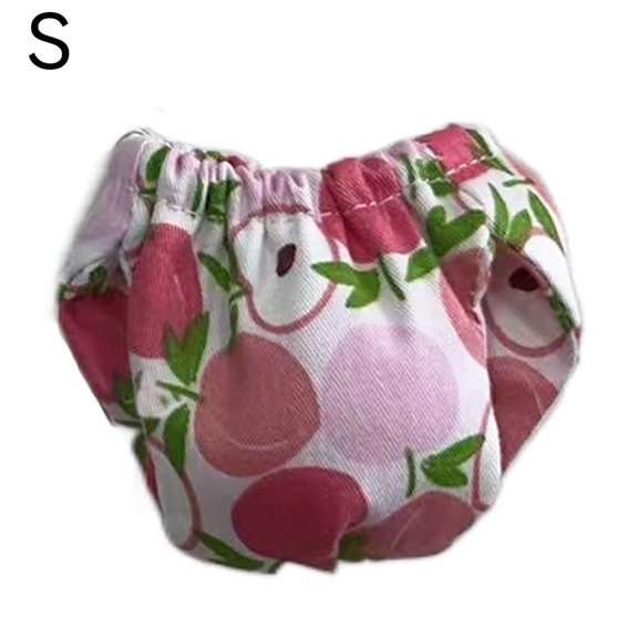 Small Pet Diaper - Cotton Reusable Wrap for Squirrels and Pocket Pets with Fruit Print