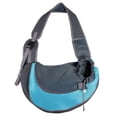 thumbnail image 1 of Small Pet Dog Sling Carrier | Breathable Mesh Travel Bag with Thickened Scratch-Resistant Bottom, Adjustable Padded Shoulder Strap, Double Safety, Fits Small Dogs & Cats Up to 2.5kg, 1 of 2