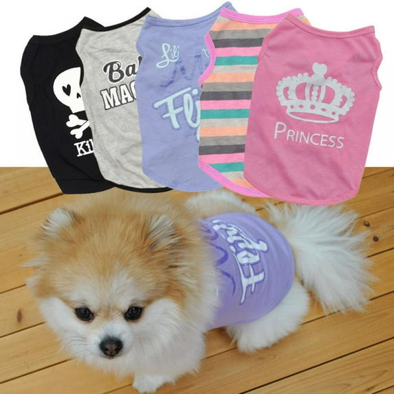 Small Pet Dog Vest Summer T-shirt Clothes