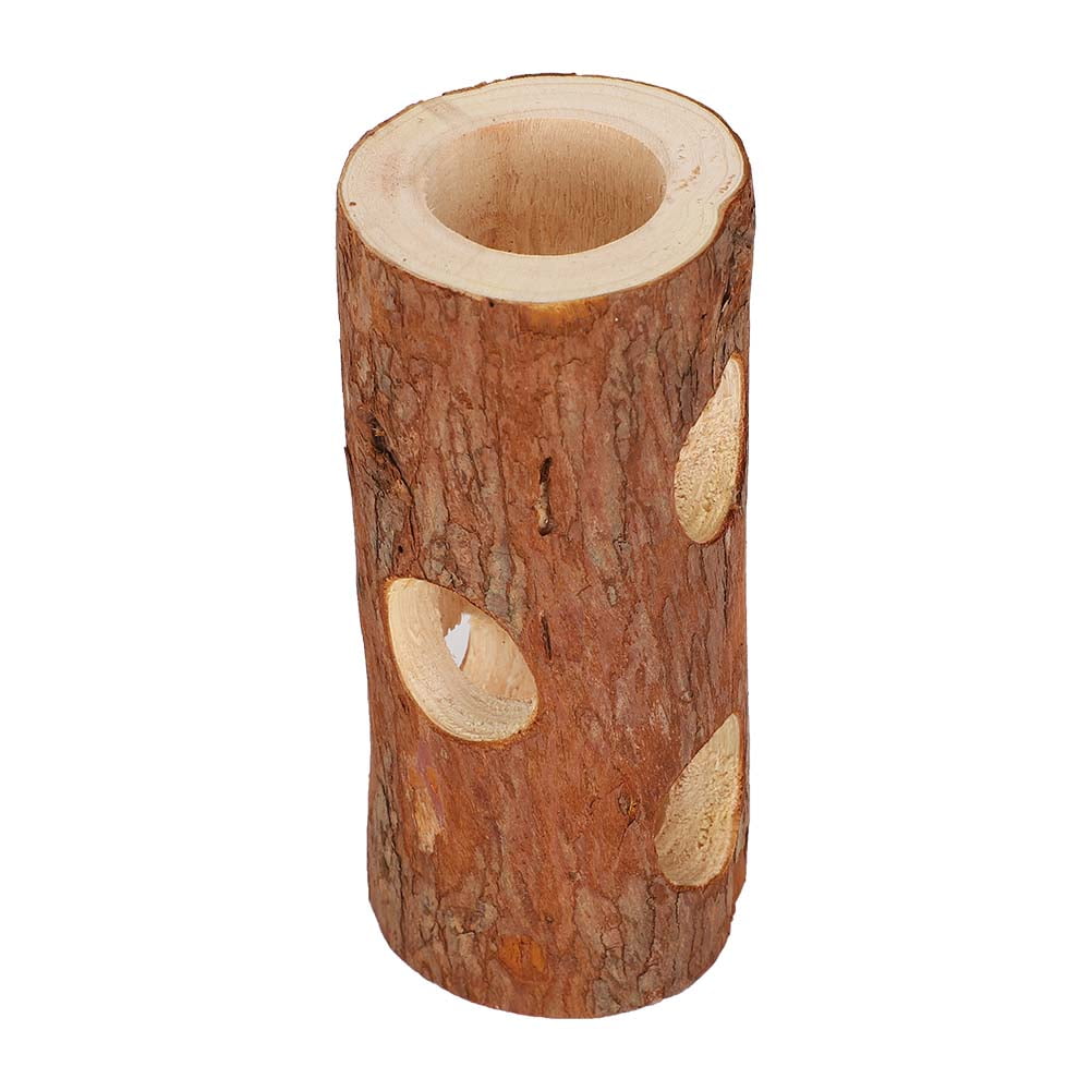 Small Pet Exercise Tunnel Made of Fir Wood for Hamsters Mice Rabbits