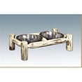thumbnail image 1 of Small Pet Feeder - Clear Lacquer, 1 of 1