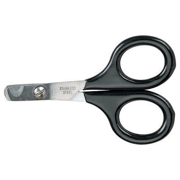 Small Pet Nail Scissors Cat & Bird Grooming Claw Care Black Handles Choose Size (Small - 3.5")