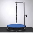 thumbnail image 1 of Small Pet Round Rotating Grooming Tables - Dog Groomer Table for Smaller Pets(Blue), 1 of 1
