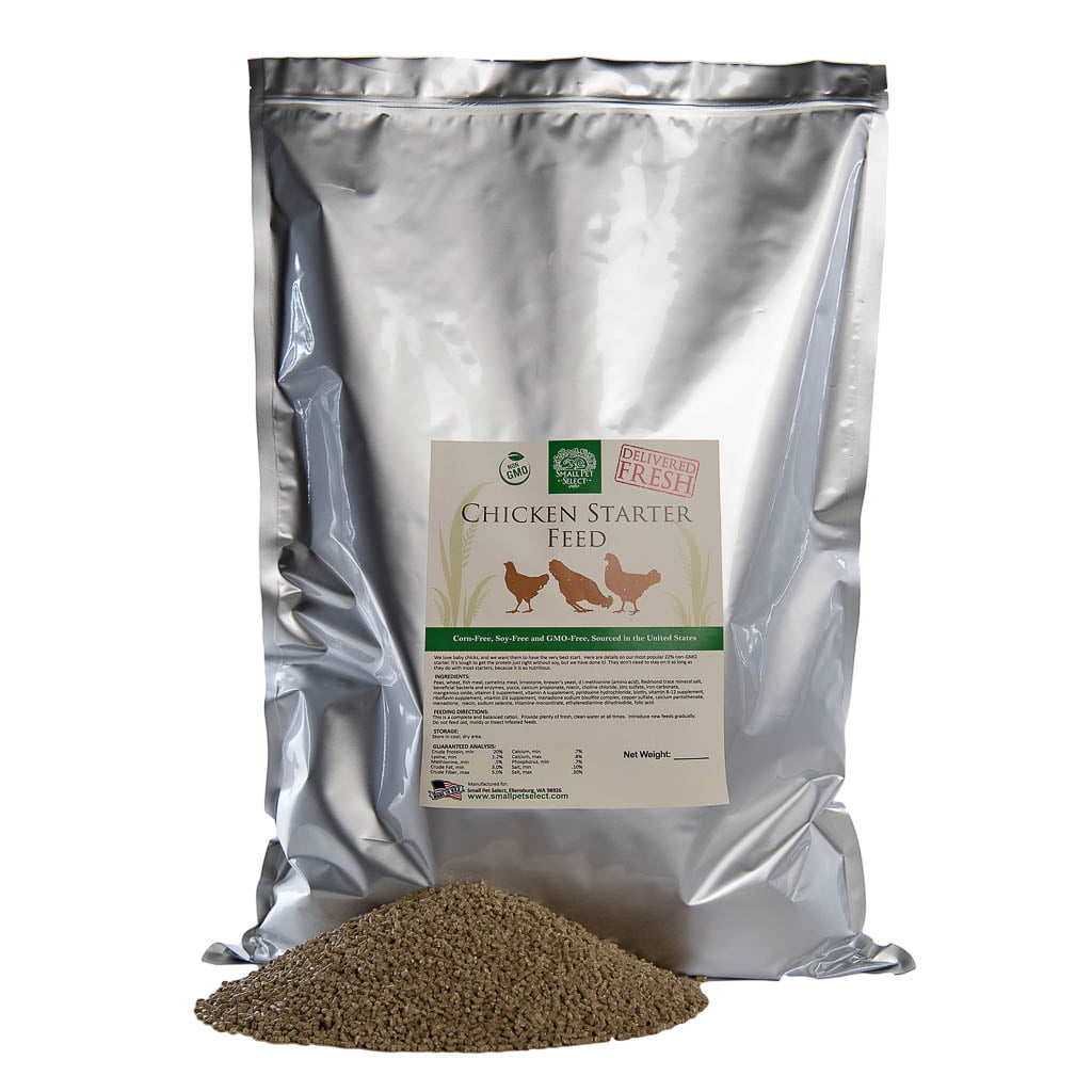 Small Pet Select Garden Goodness Starter Feed (Corn-Free, Soy-Free, Non-GMO) (25 lb)