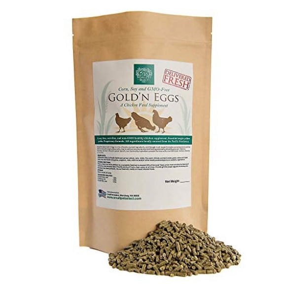 Small Pet Select - Gold N Eggs, Chicken Treat, Brighten Egg Yolks, Non GMO, Soy & Corn Free, Pacific Northwest Ingredients, 2lb