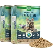 Small Pet Select Premium Pine Pelleted Cat Litter, 100% All Natural Pellet Kitty Litter, Non Clumping Non Tracking Low Dust Litter Meant for Use with Sifting Litter Box, A, 40 lbs